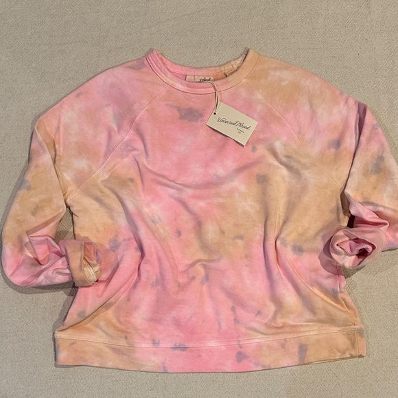 Universal Thread Pink Tie-Dye Sweatshirt M - Picture 2 of 10